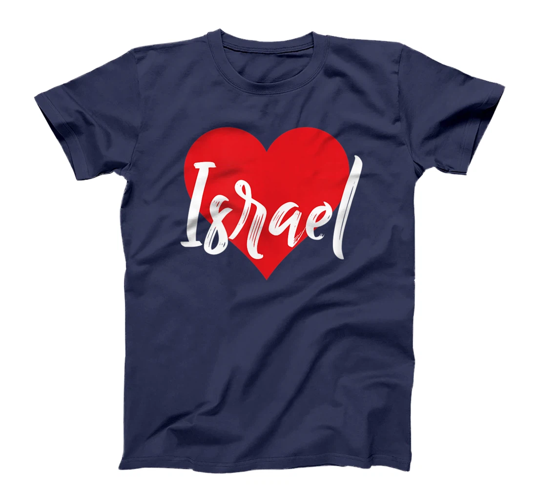 I Love Israel First Name Tshirt I Heart Named T-Shirt
