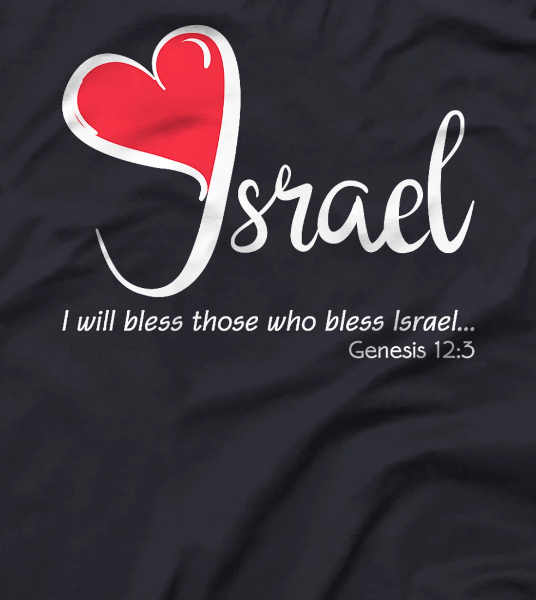 Love ISRAEL, Support ,Protect, Love, Heart, Bless Premium T-Shirt