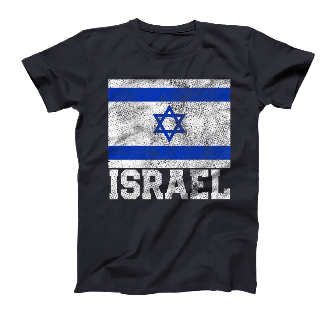 Womens Israel Israeli Flag Family Pride Country Vintage Men Women T-Shirt