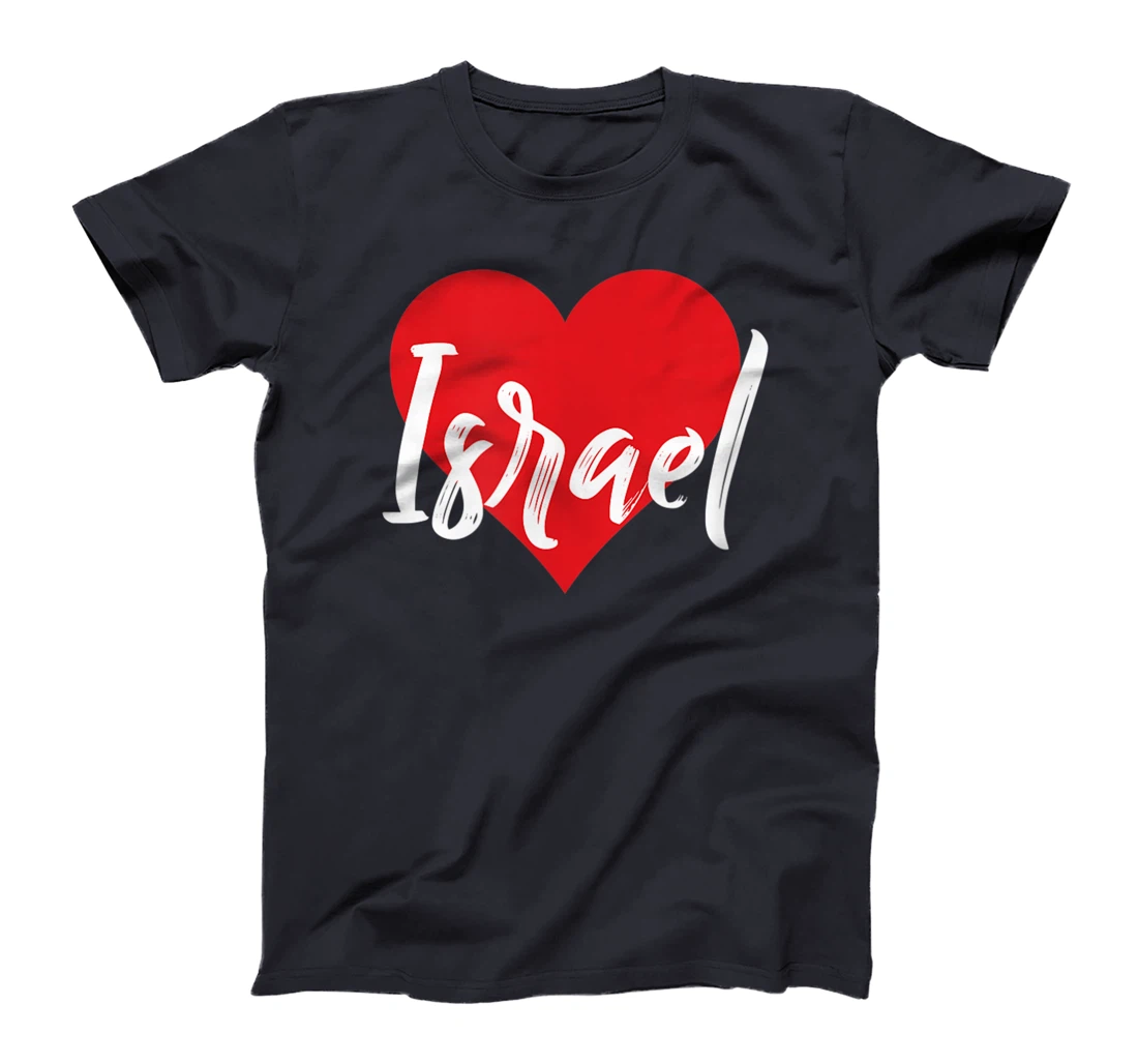 I Love Israel First Name Tshirt I Heart Named T-Shirt
