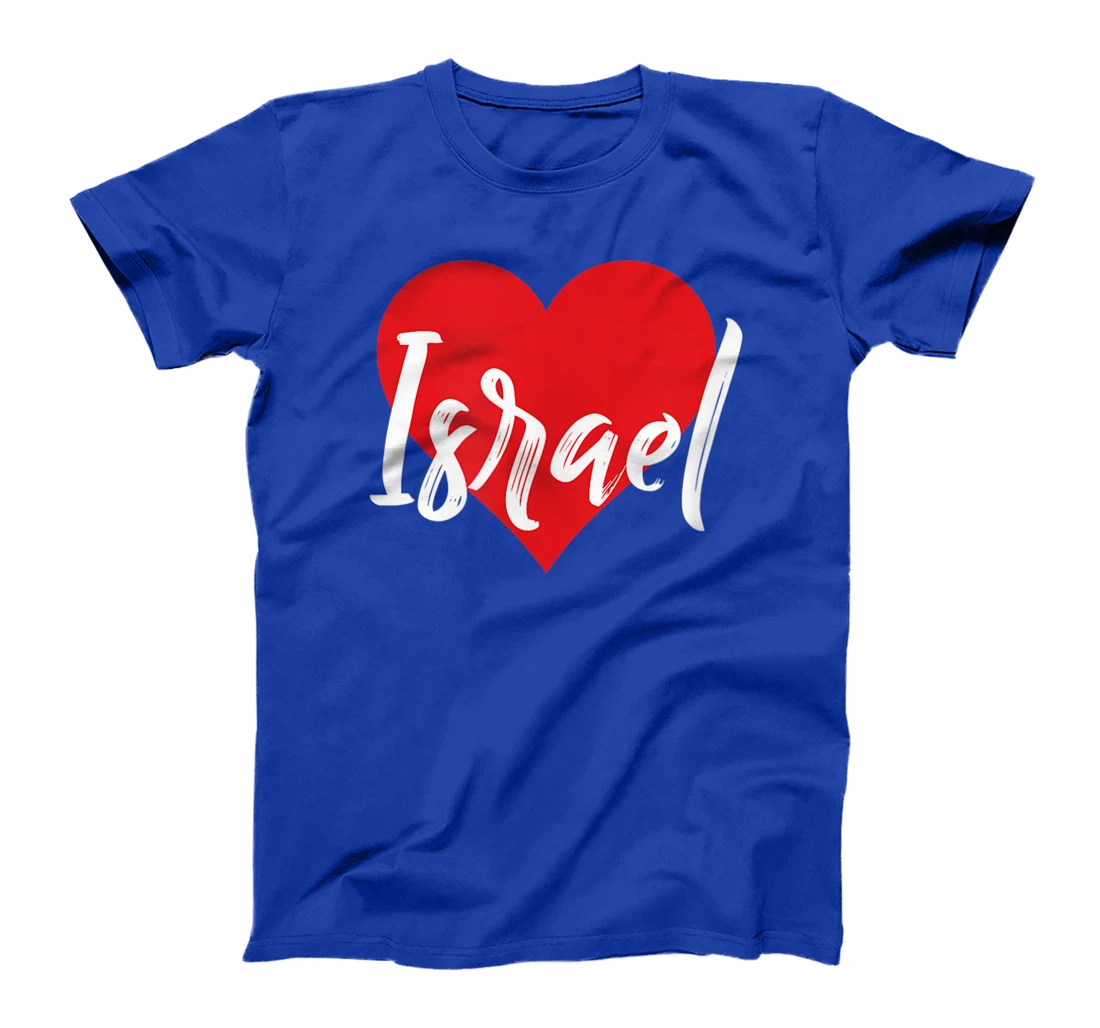I Love Israel First Name Tshirt I Heart Named T-Shirt