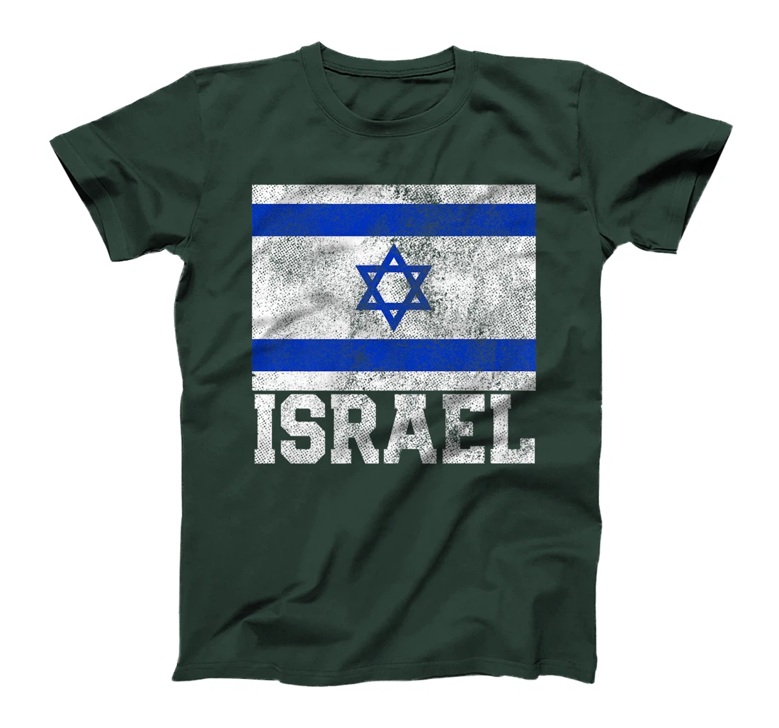 Womens Israel Israeli Flag Family Pride Country Vintage Men Women T-Shirt