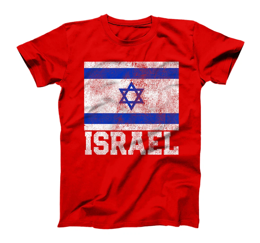 Womens Israel Israeli Flag Family Pride Country Vintage Men Women T-Shirt