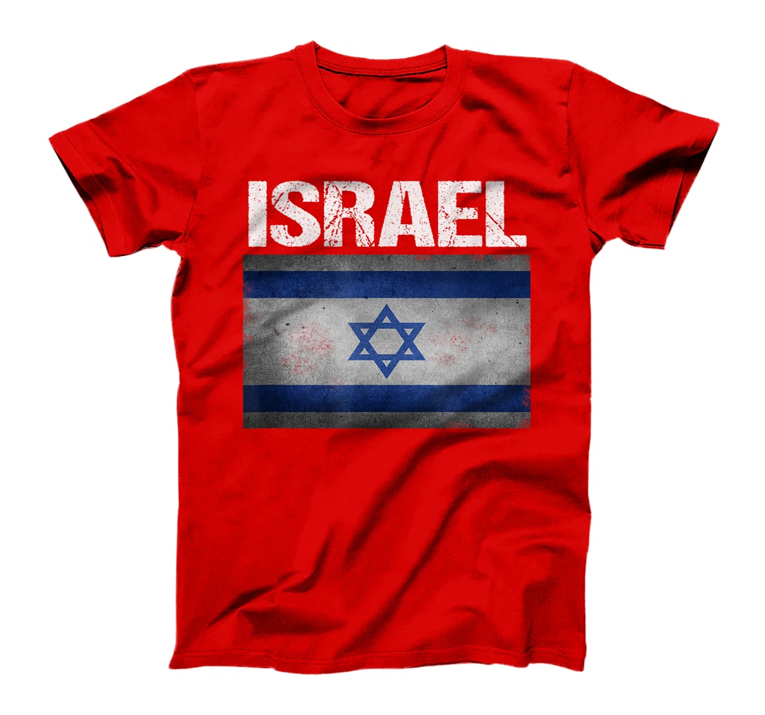 Israel Flag T-Shirt Distressed Israel Soccer Jersey