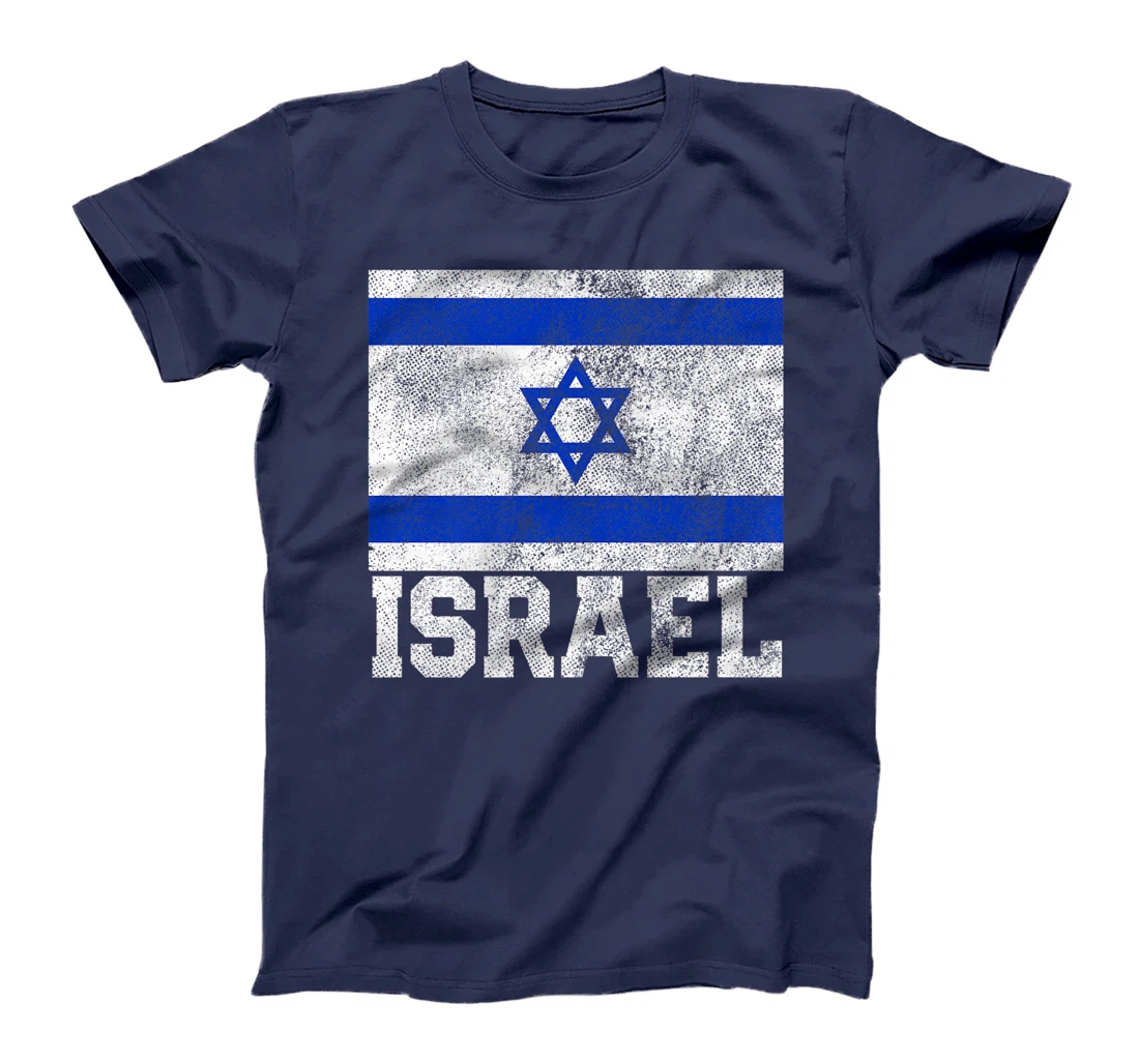 Womens Israel Israeli Flag Family Pride Country Vintage Men Women T-Shirt