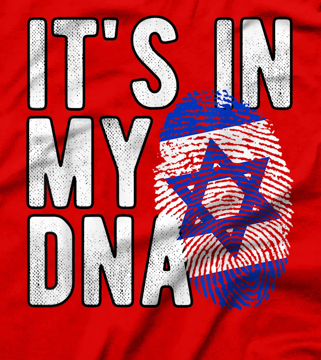 It's In My DNA Israel Flag Jewish I Stand With Israel T-Shirt