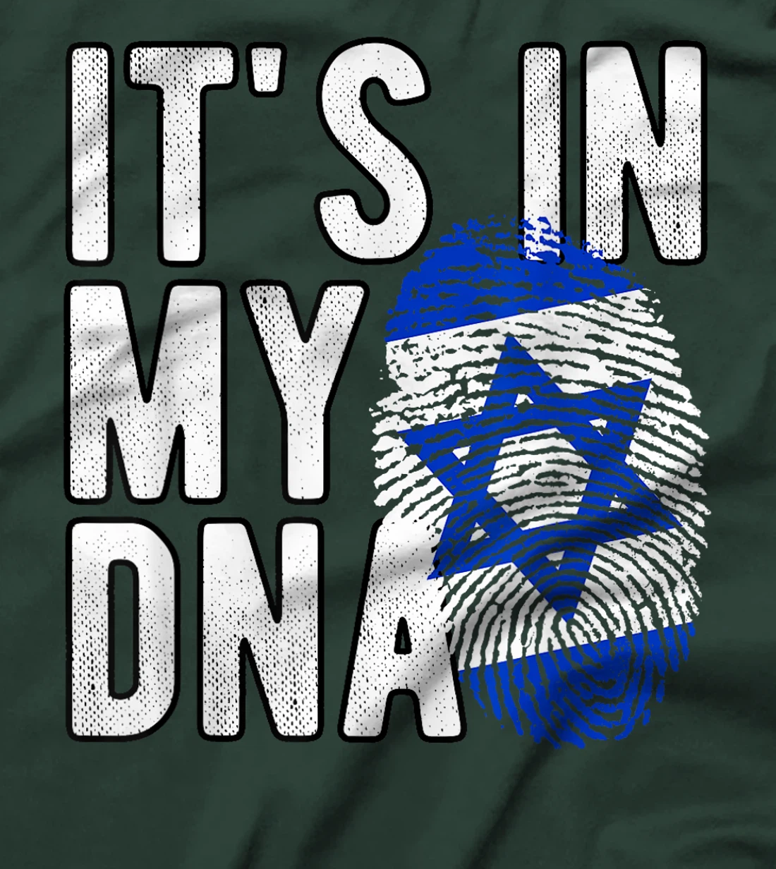 It's In My DNA Israel Flag Jewish I Stand With Israel T-Shirt