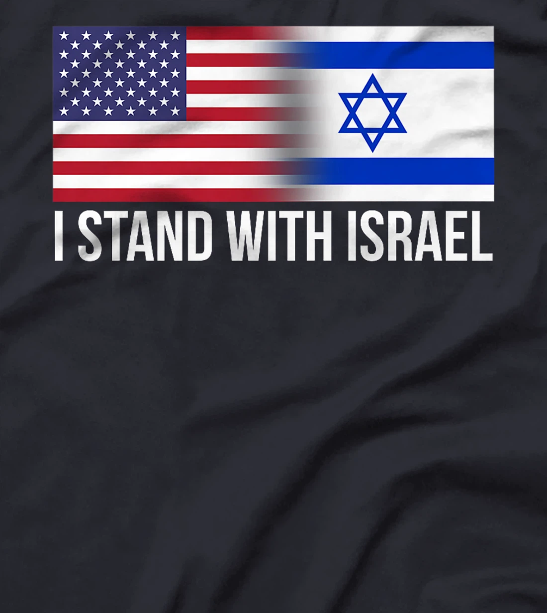 I Stand With Israel USA Israeli Flag Jewish Premium T-Shirt