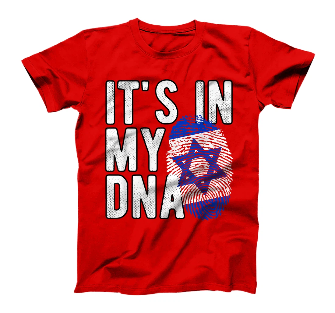 It's In My DNA Israel Flag Jewish I Stand With Israel T-Shirt