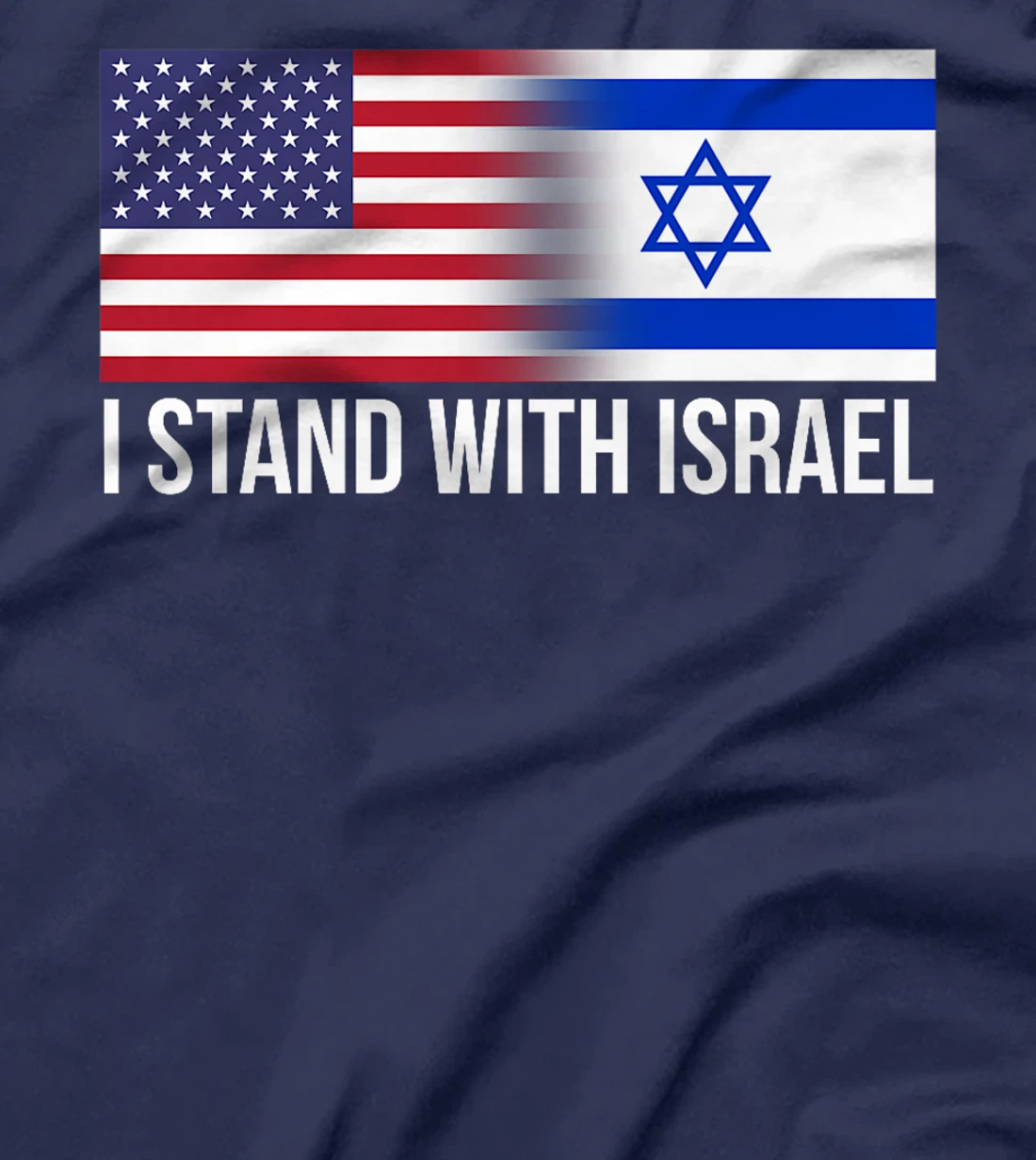 I Stand With Israel USA Israeli Flag Jewish Premium T-Shirt