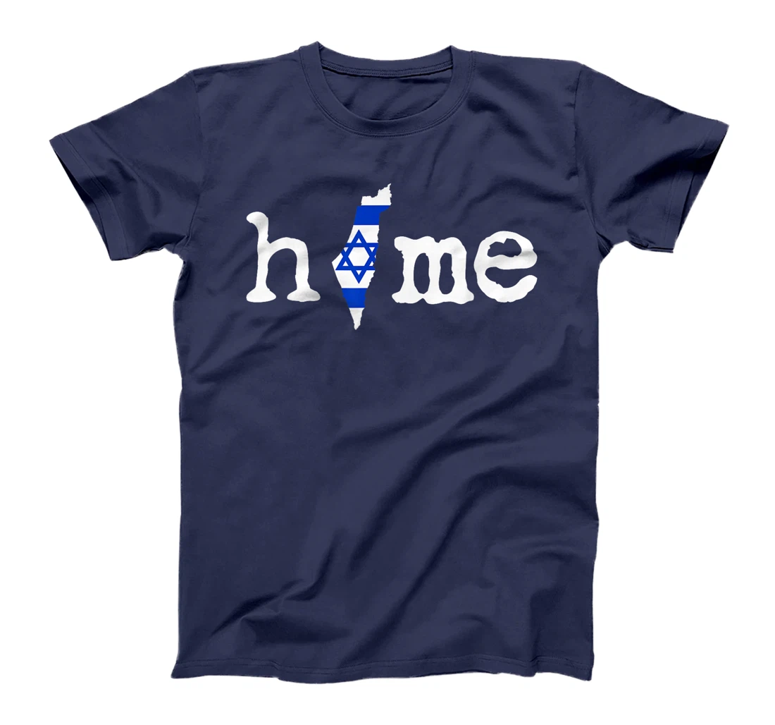 Support Israel, Home Israel Map Flag T-Shirt