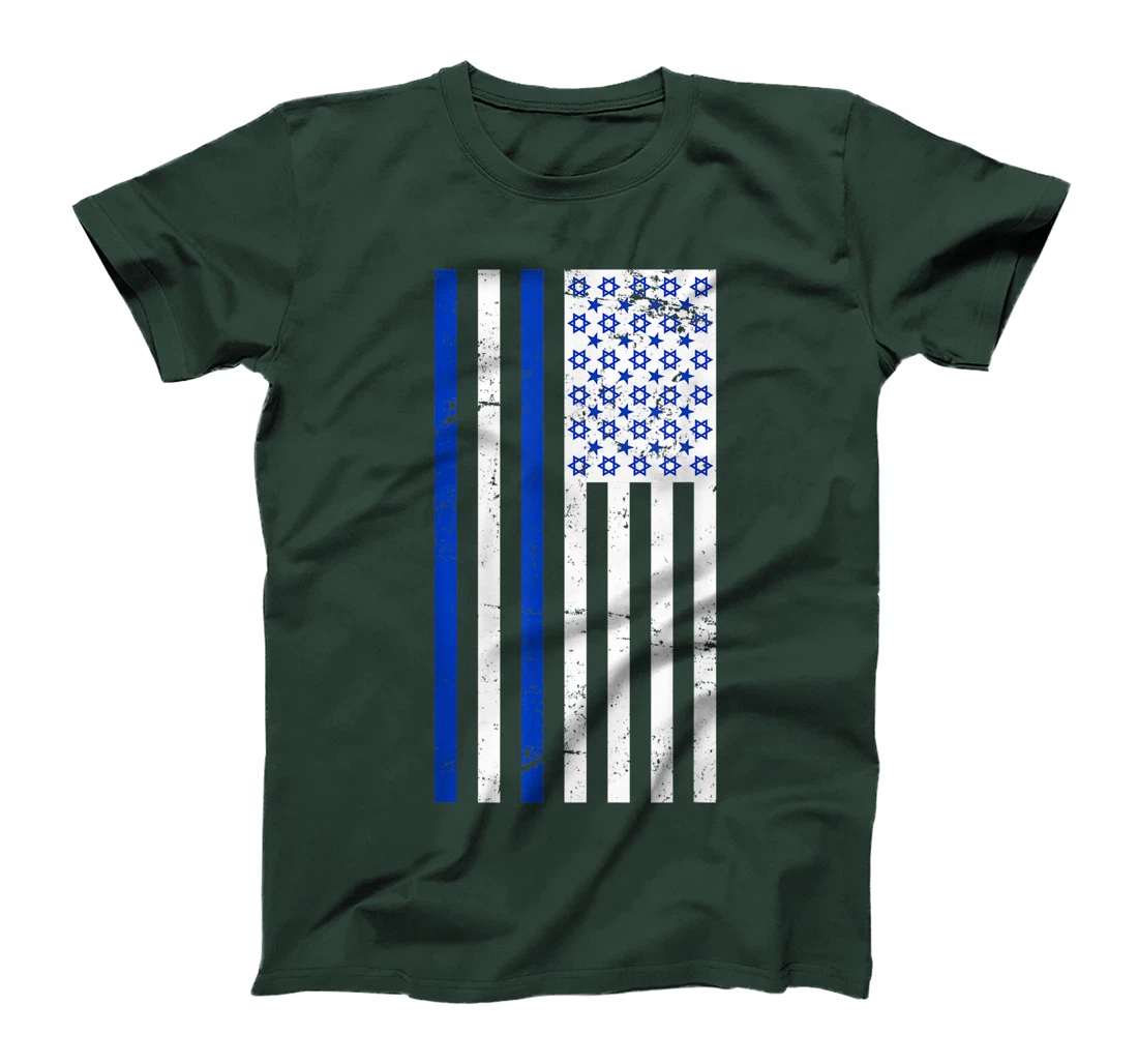 US Flag American Israel T-Shirt