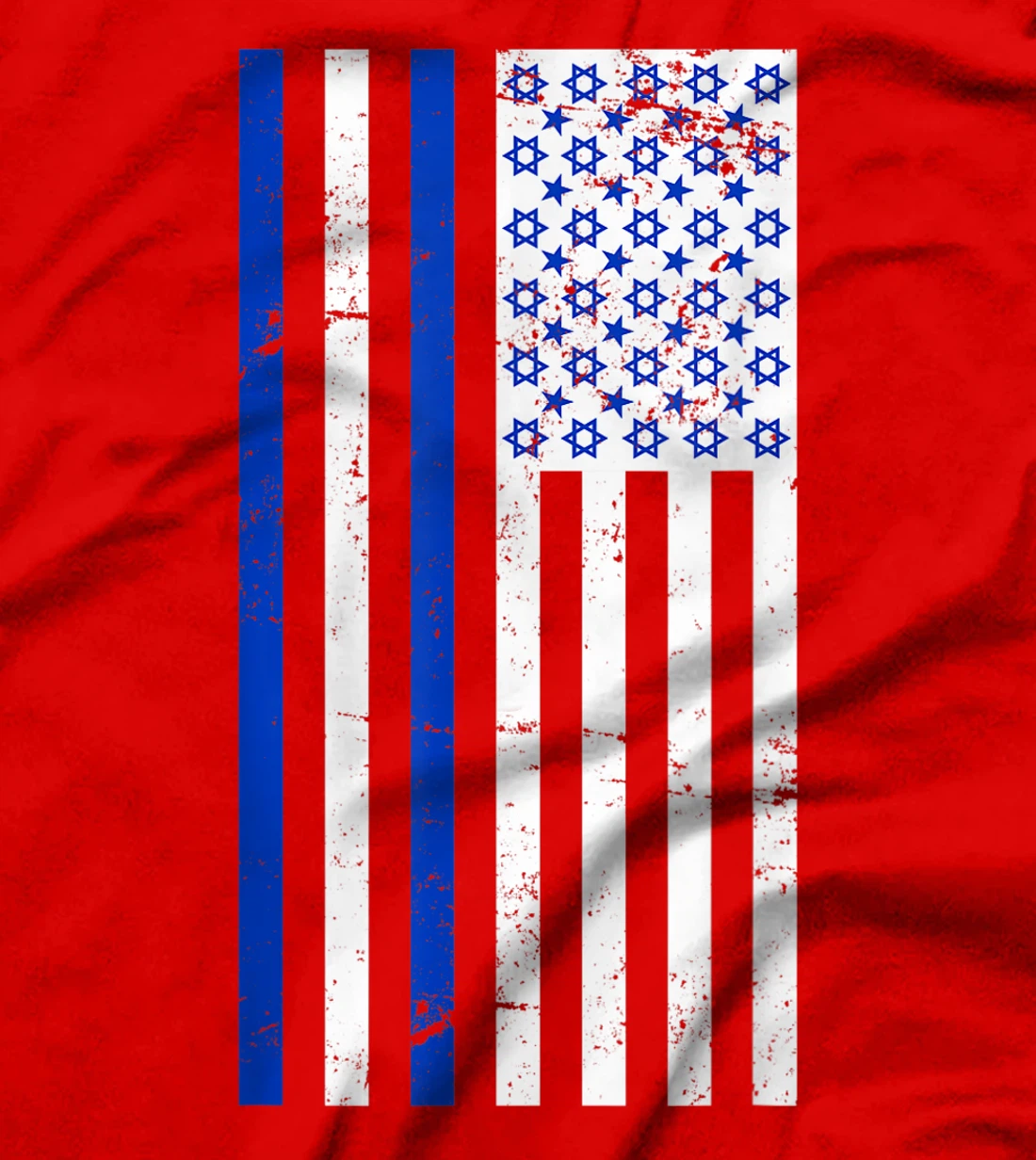 US Flag American Israel T-Shirt