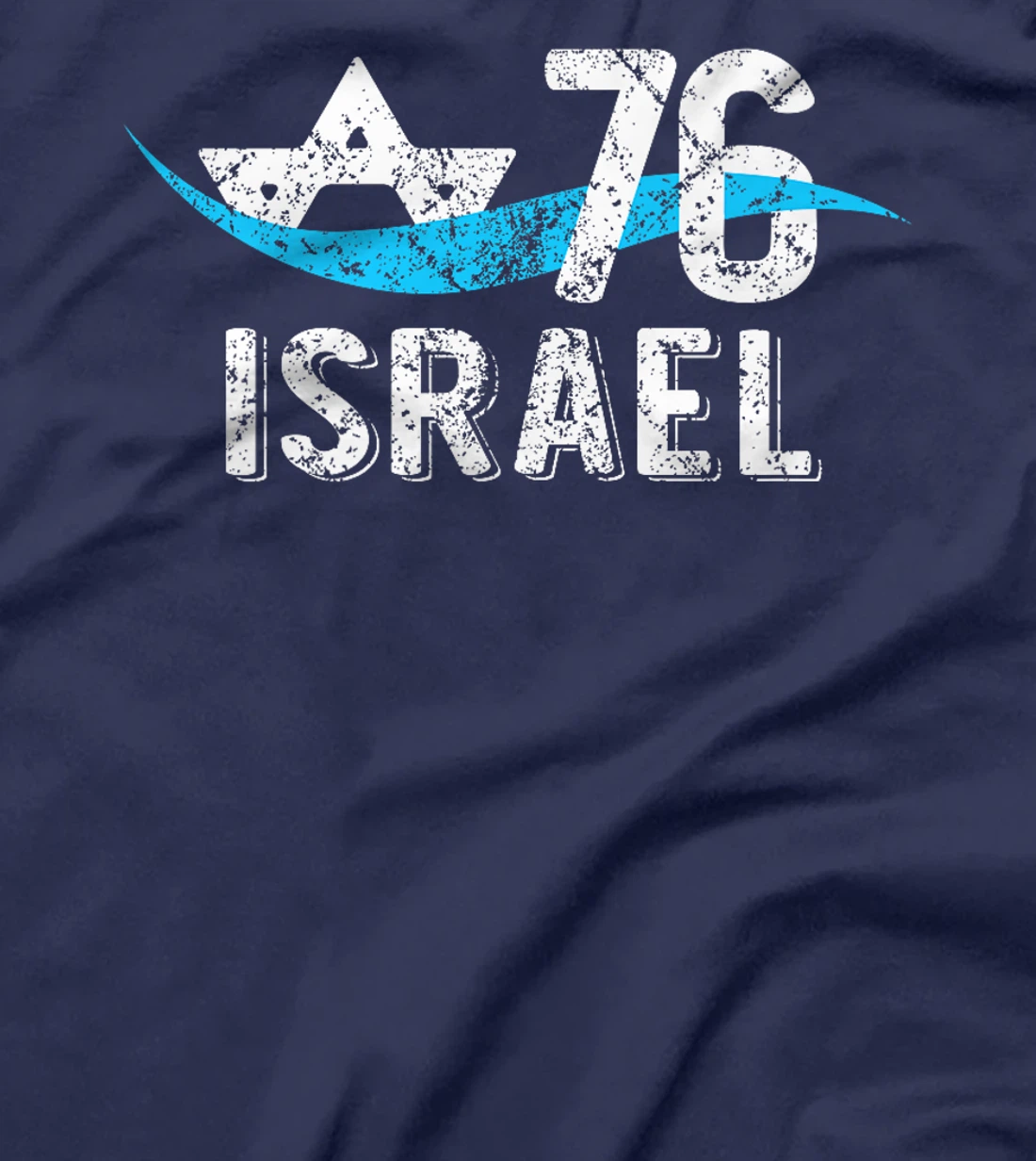 Yom Ha'atzmaut 2024 Independence Day Israel 76 Birthday Premium T-Shirt