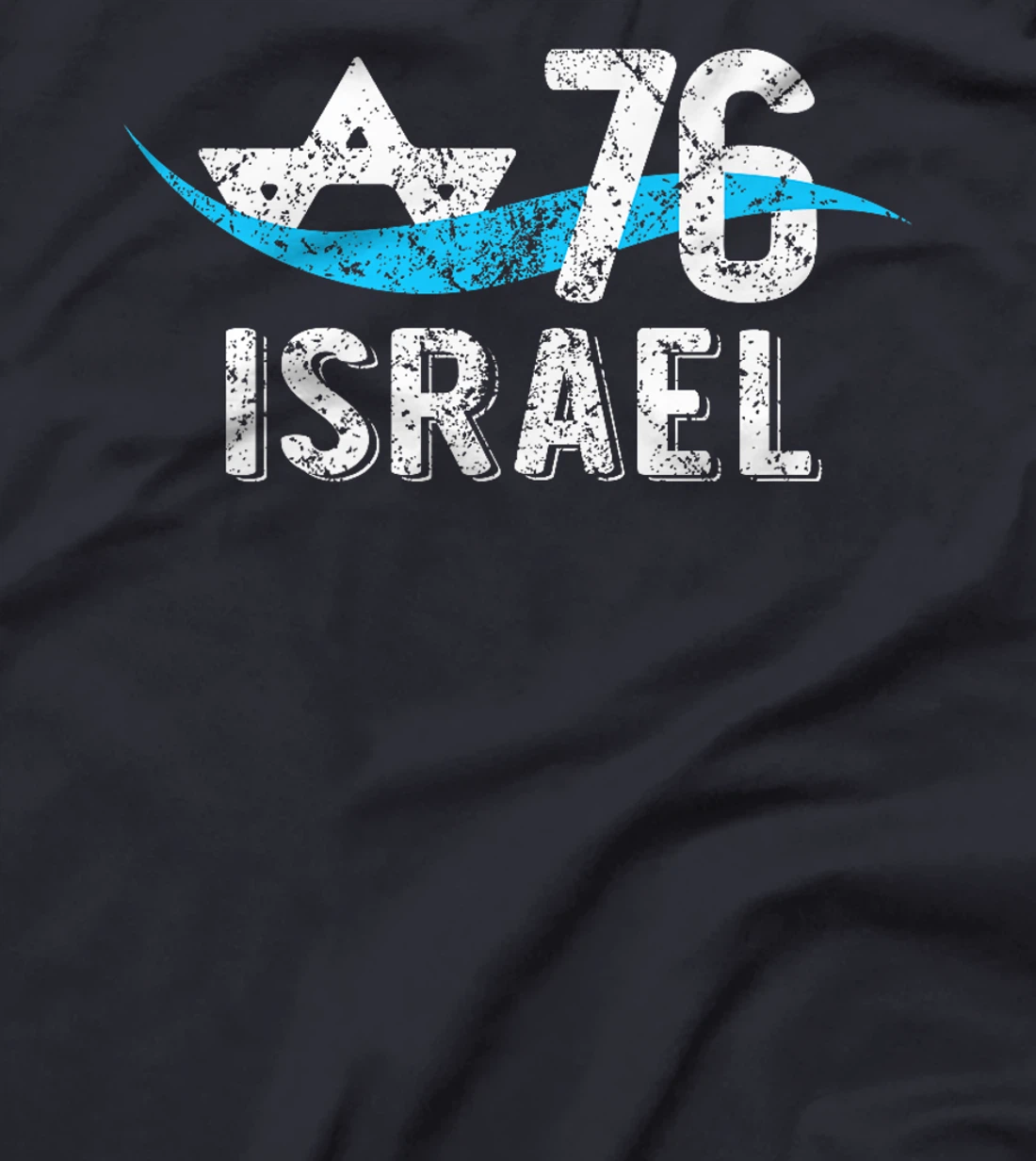 Yom Ha'atzmaut 2024 Independence Day Israel 76 Birthday Premium T-Shirt