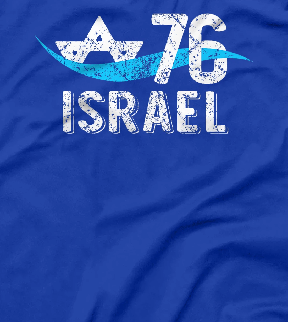 Yom Ha'atzmaut 2024 Independence Day Israel 76 Birthday Premium T-Shirt