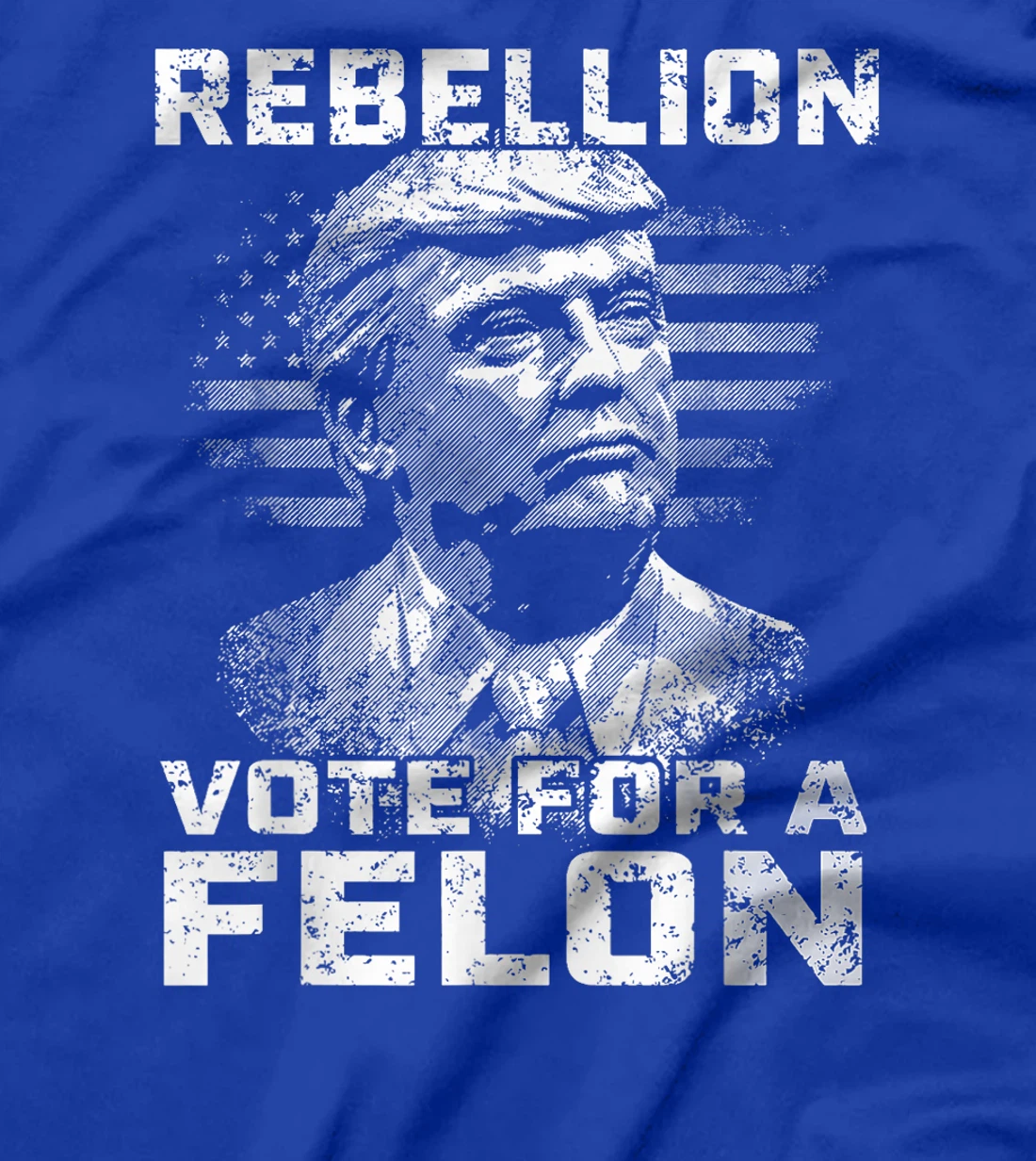 Womens Rebellion Vote For A Felon, The Convicted Felon Trump 2024 T-Shirt
