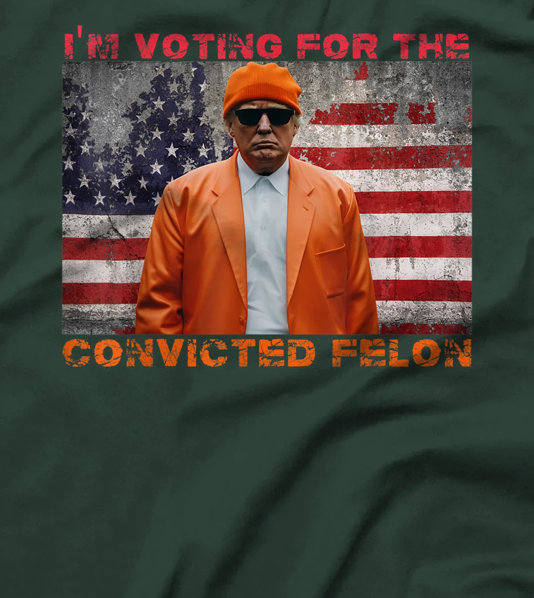 Trump 2024 Convicted Felon I'm Voting Convicted Felon 2024 T-Shirt