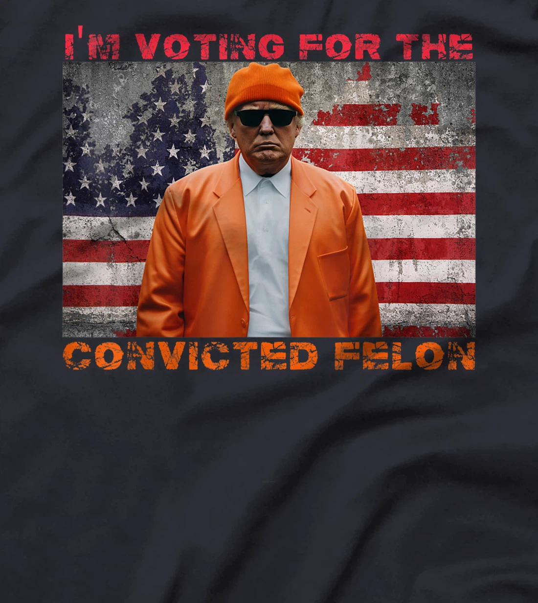 Trump 2024 Convicted Felon I'm Voting Convicted Felon 2024 T-Shirt