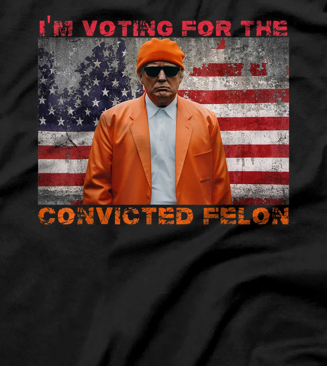 Trump 2024 Convicted Felon I'm Voting Convicted Felon 2024 T-Shirt