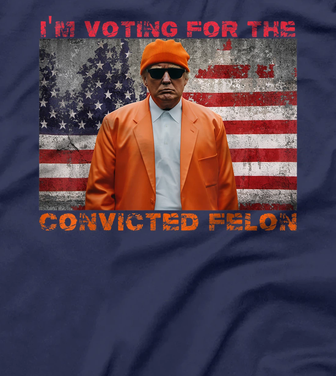 Trump 2024 Convicted Felon I'm Voting Convicted Felon 2024 T-Shirt