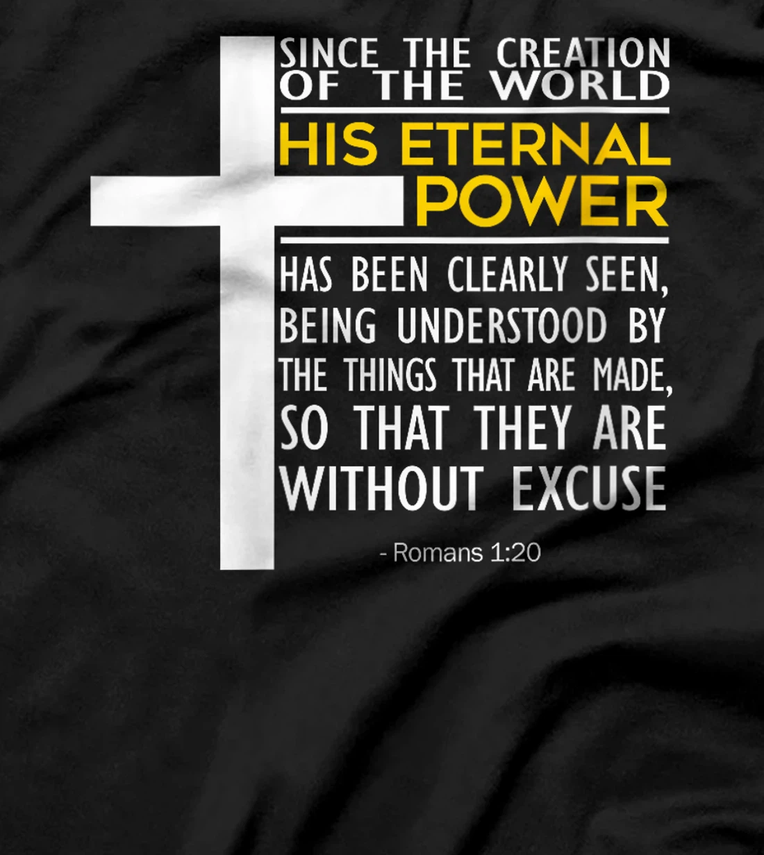 Womens Jesus Christ Creation God Faith T-Shirt