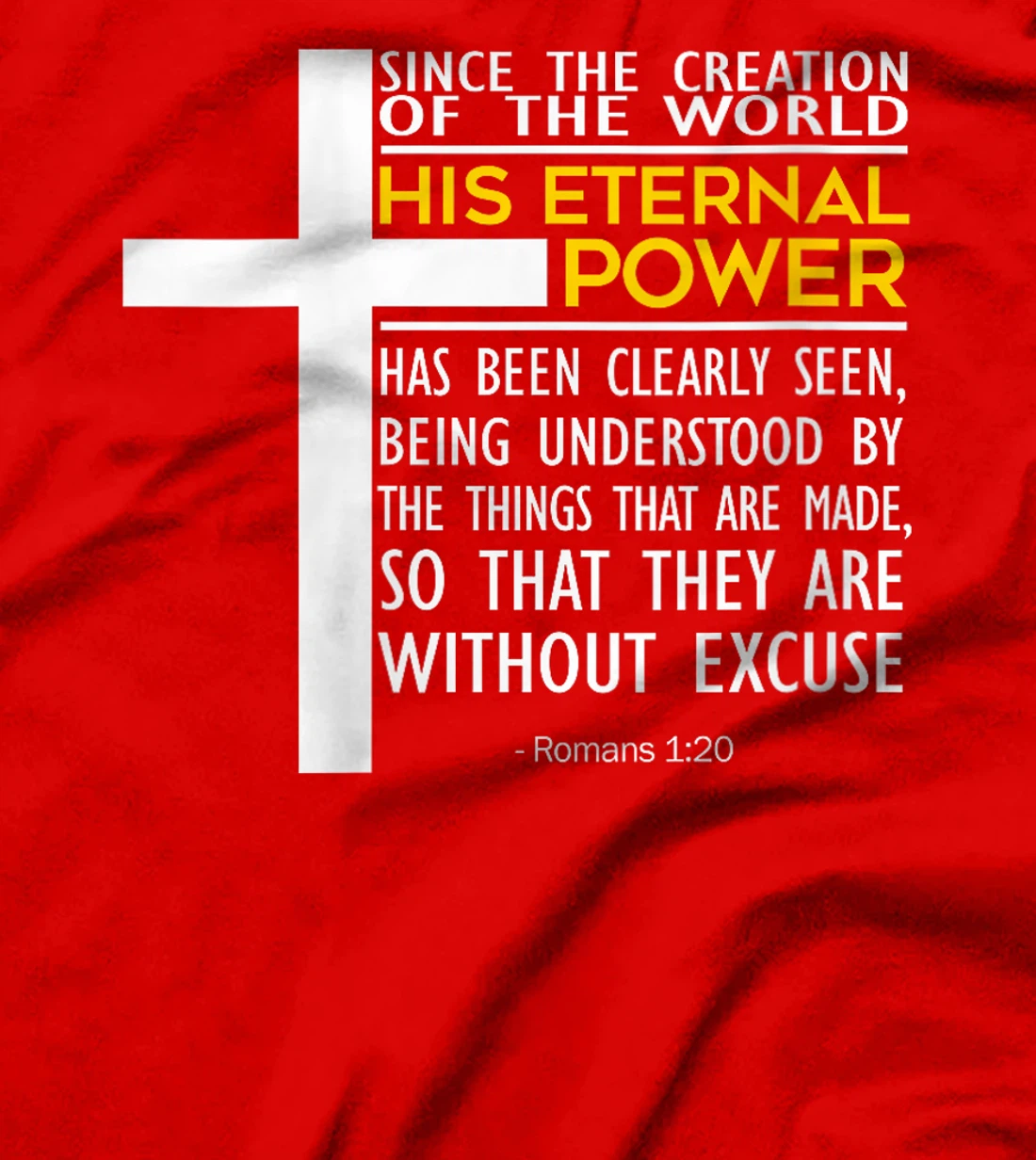 Womens Jesus Christ Creation God Faith T-Shirt