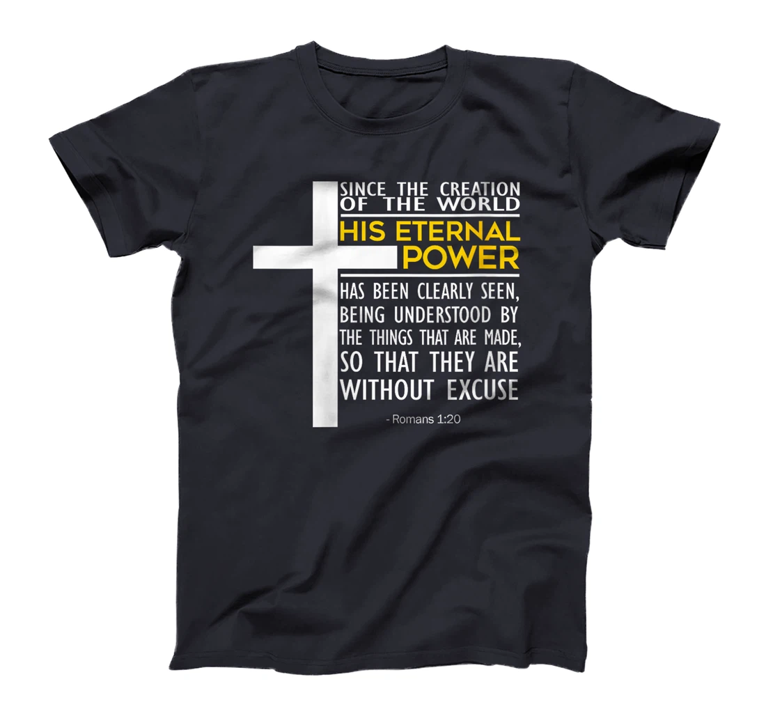 Womens Jesus Christ Creation God Faith T-Shirt