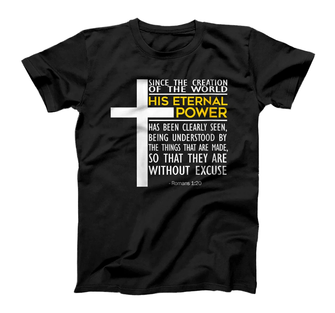 Womens Jesus Christ Creation God Faith T-Shirt