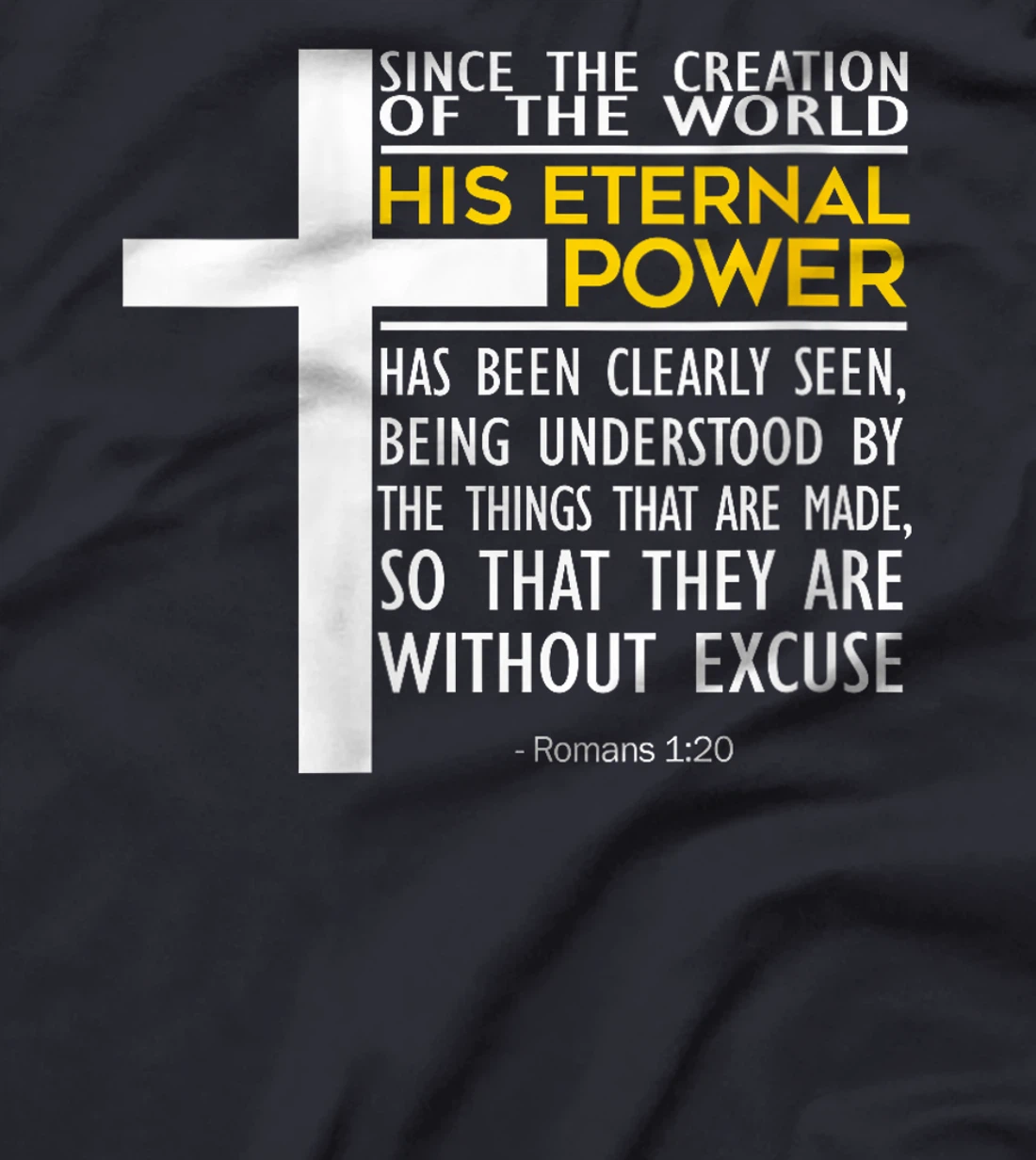 Womens Jesus Christ Creation God Faith T-Shirt