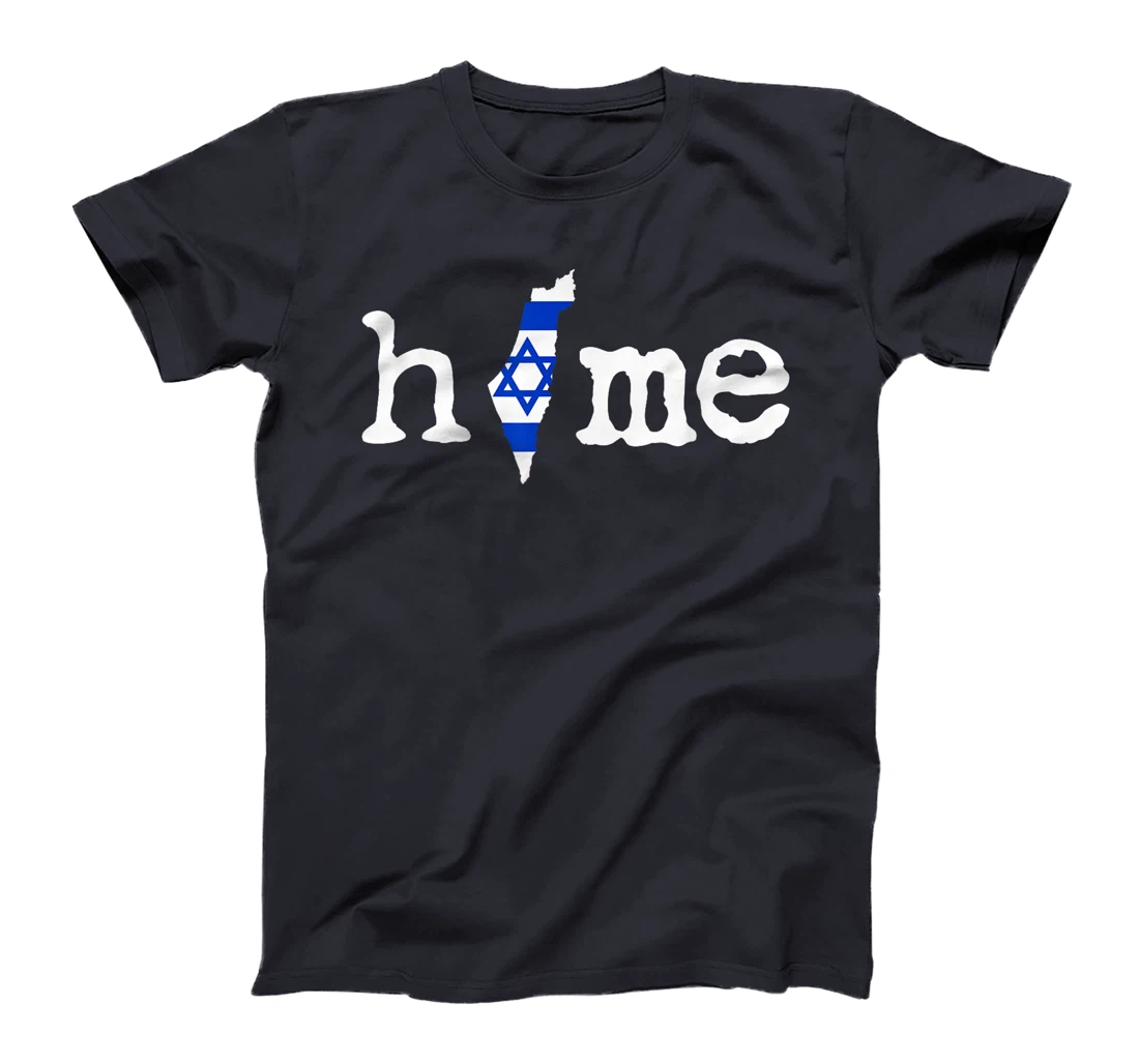 Support Israel, Home Israel Map Flag T-Shirt