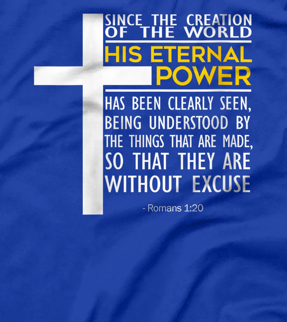 Womens Jesus Christ Creation God Faith T-Shirt