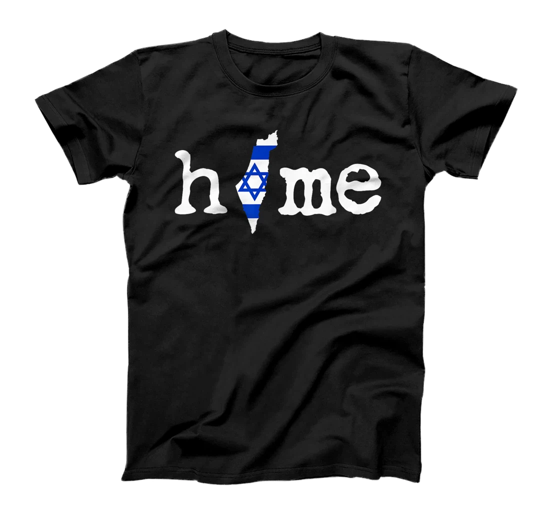 Support Israel, Home Israel Map Flag T-Shirt