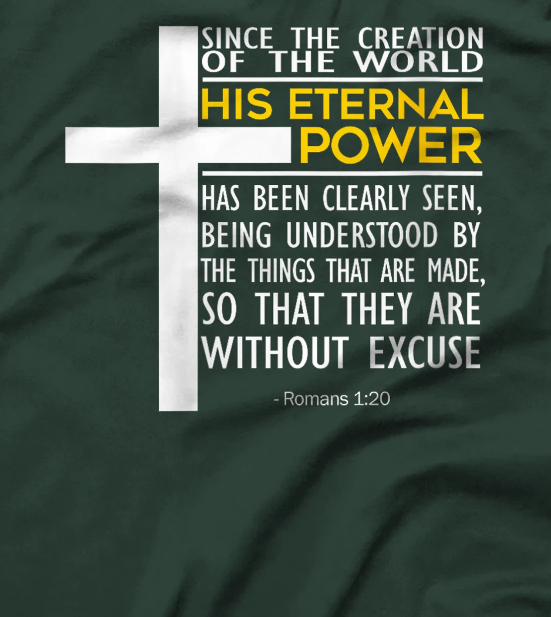 Womens Jesus Christ Creation God Faith T-Shirt