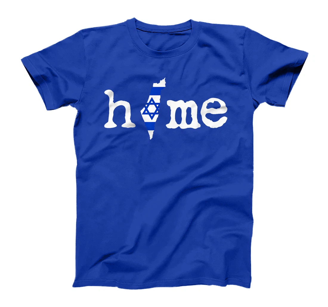 Support Israel, Home Israel Map Flag T-Shirt