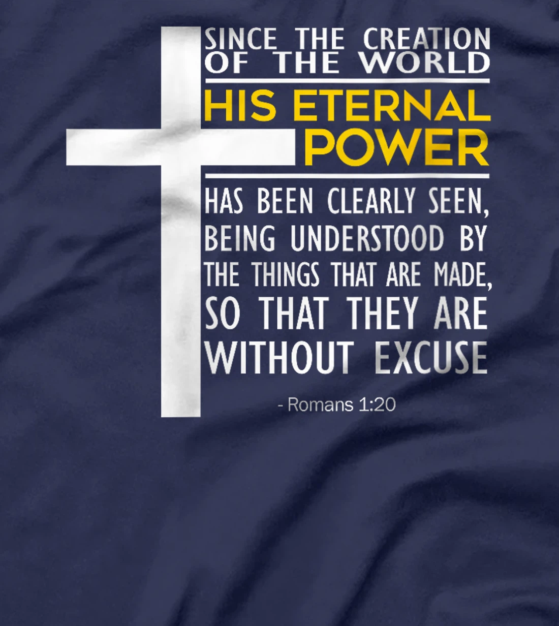 Womens Jesus Christ Creation God Faith T-Shirt