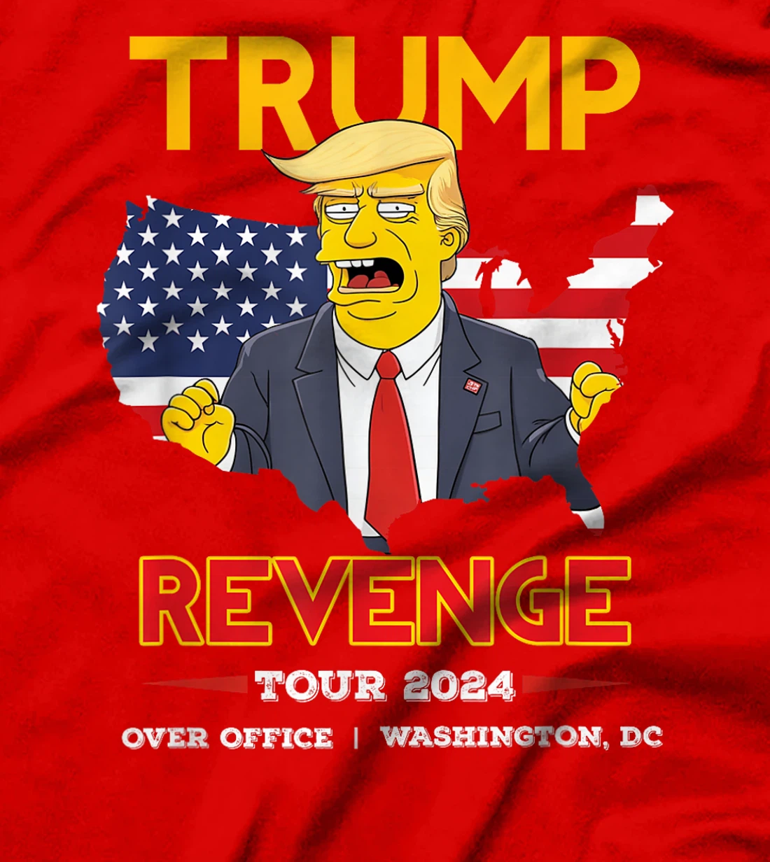 Trump Revenge Tour 2024 Trump President Election Campaign T-Shirt