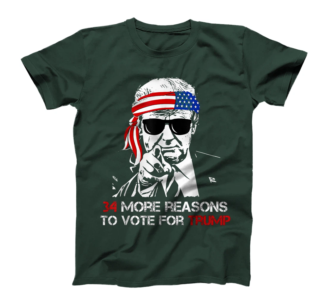 Trump, 34 More Reasons To Vote For Trump T-Shirt