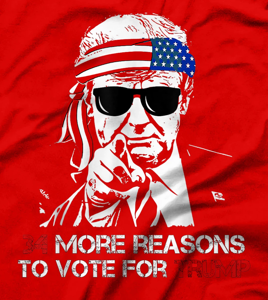 Trump, 34 More Reasons To Vote For Trump T-Shirt