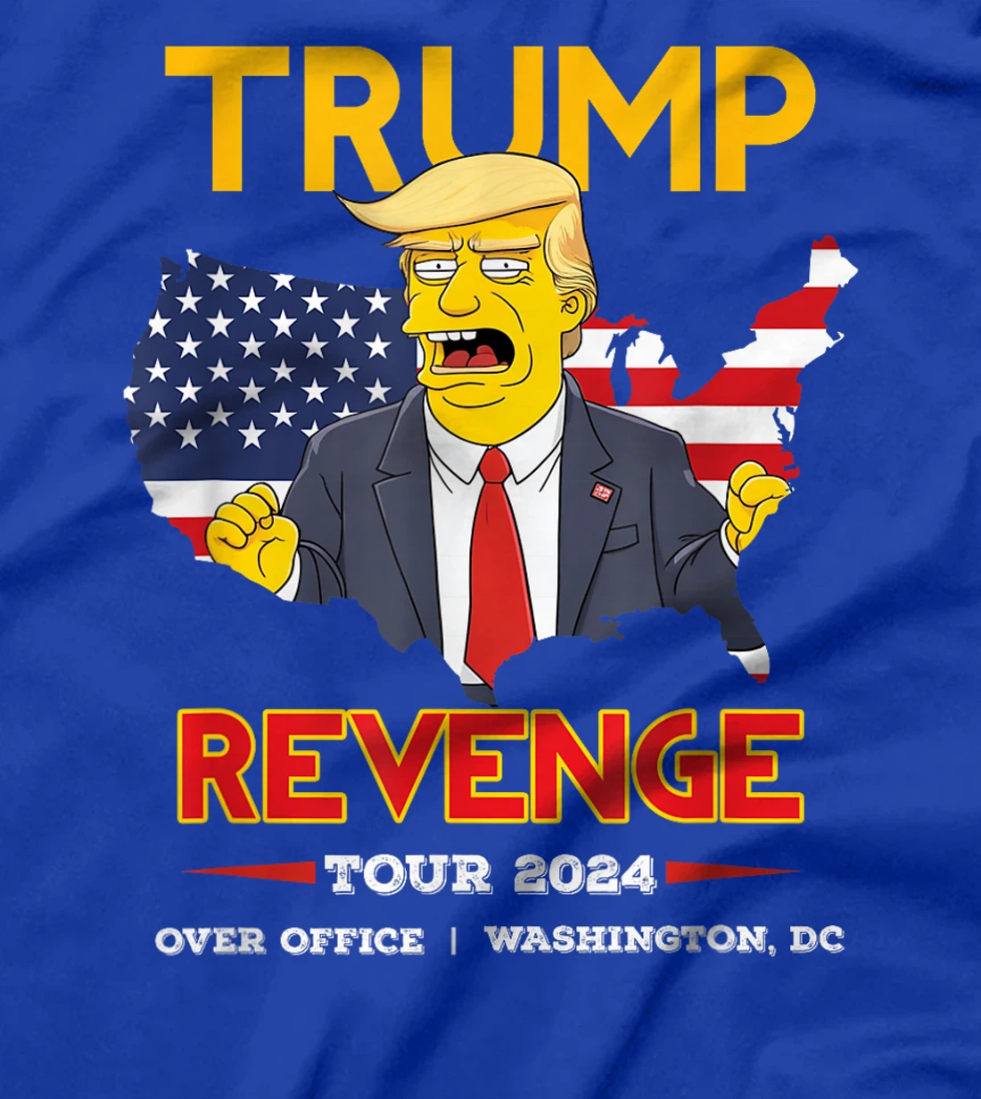 Trump Revenge Tour 2024 Trump President Election Campaign T-Shirt