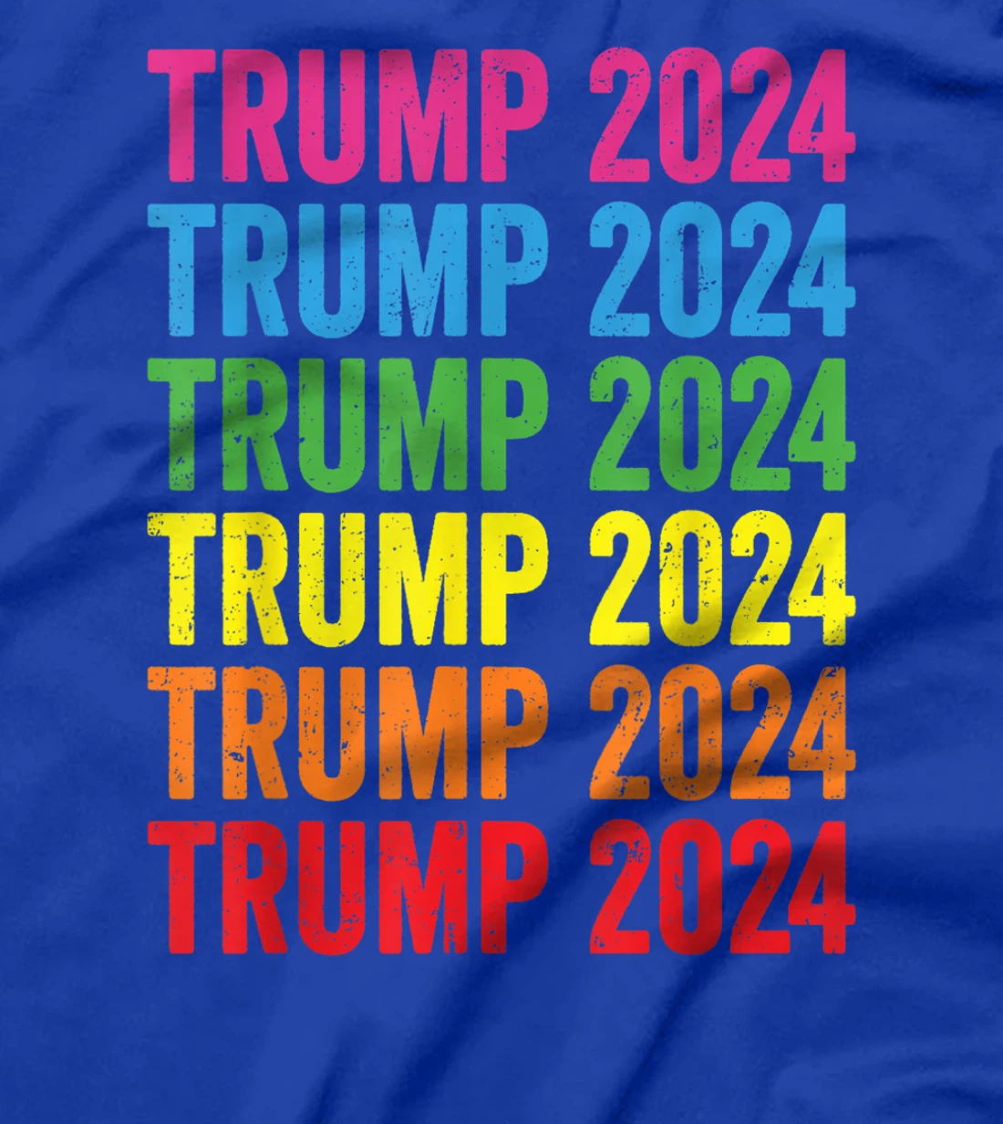 Pro Trump 2024 LGBTQ Rainbow Flag Lesbian Gay Pride T-Shirt