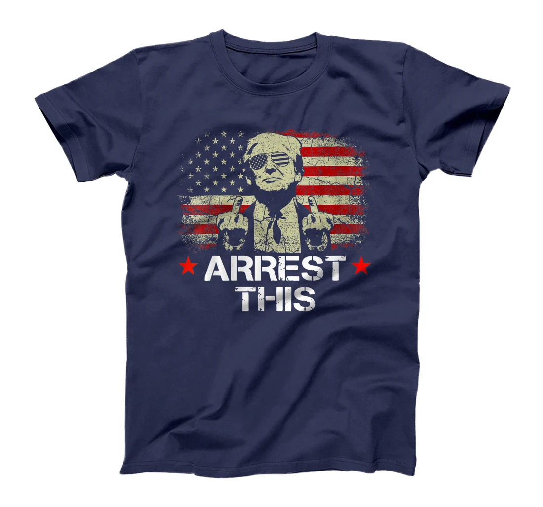 Womens Trump Arrest This Funny Trump 2024 Convicted Felon T-Shirt