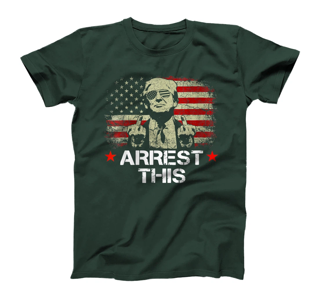 Womens Trump Arrest This Funny Trump 2024 Convicted Felon T-Shirt