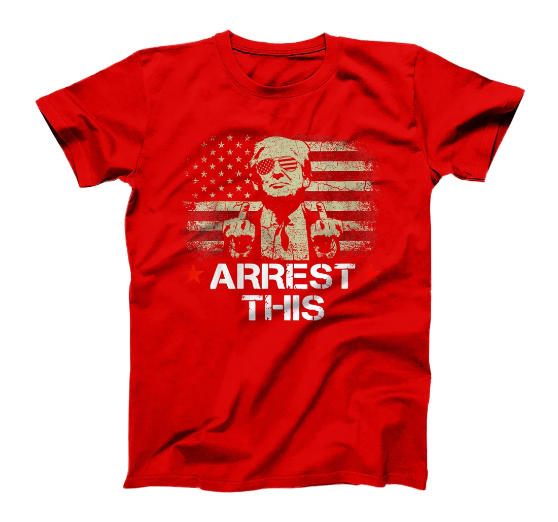 Womens Trump Arrest This Funny Trump 2024 Convicted Felon T-Shirt