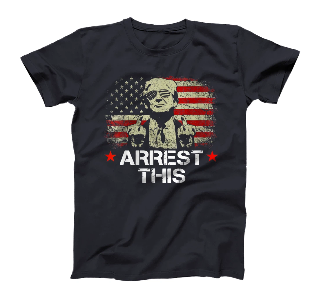 Womens Trump Arrest This Funny Trump 2024 Convicted Felon T-Shirt