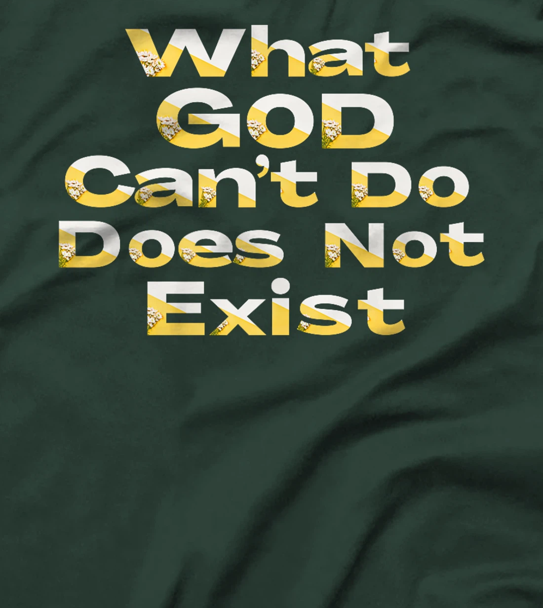 What God Cannot Do Does Not Exist - NPSSD Morning prayer Premium T-Shirt