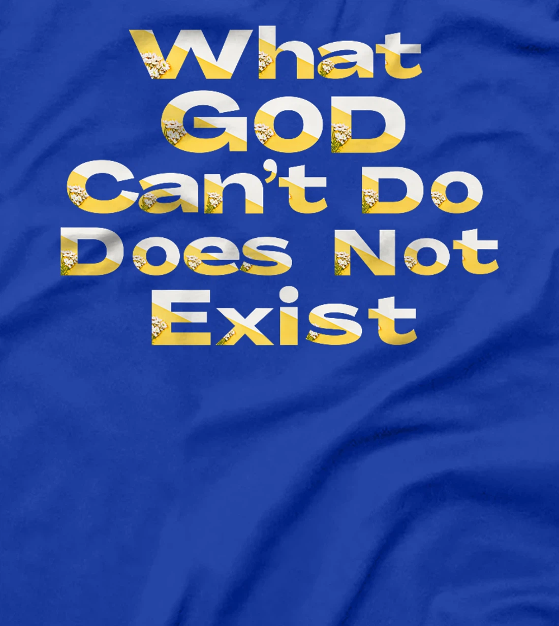 What God Cannot Do Does Not Exist - NPSSD Morning prayer Premium T-Shirt