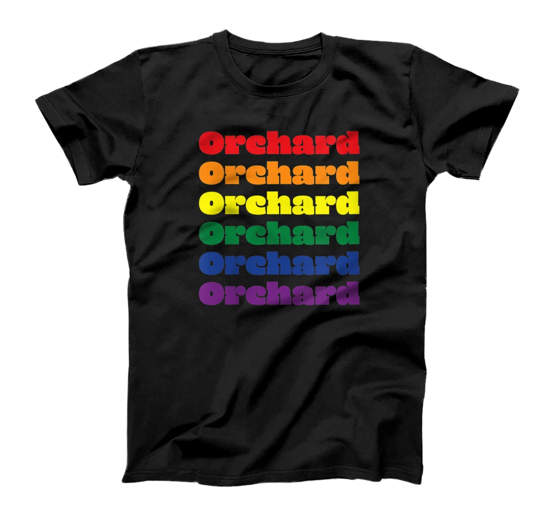 Womens Orchard Texas LGBTQ Gay Pride Month Rainbow Solidarity T-Shirt