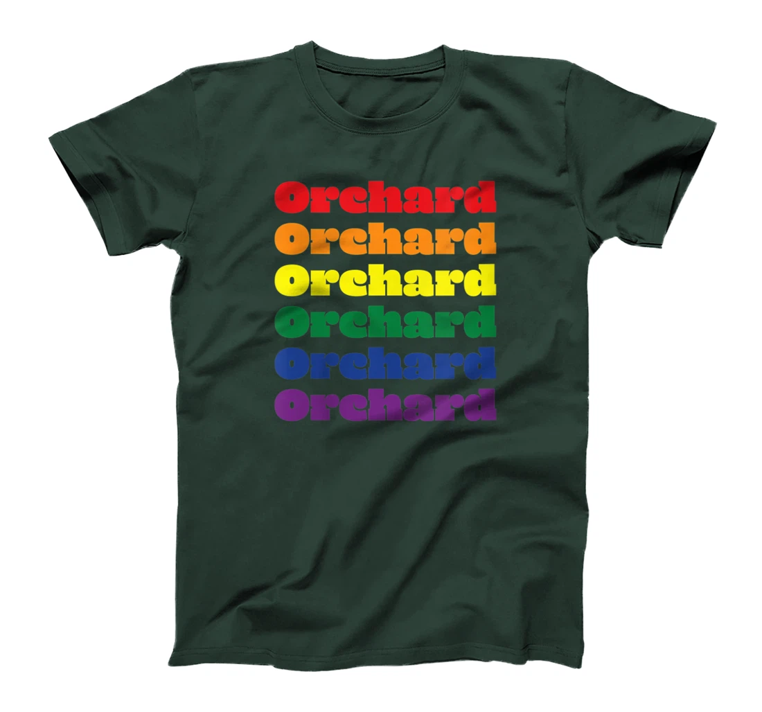 Womens Orchard Texas LGBTQ Gay Pride Month Rainbow Solidarity T-Shirt