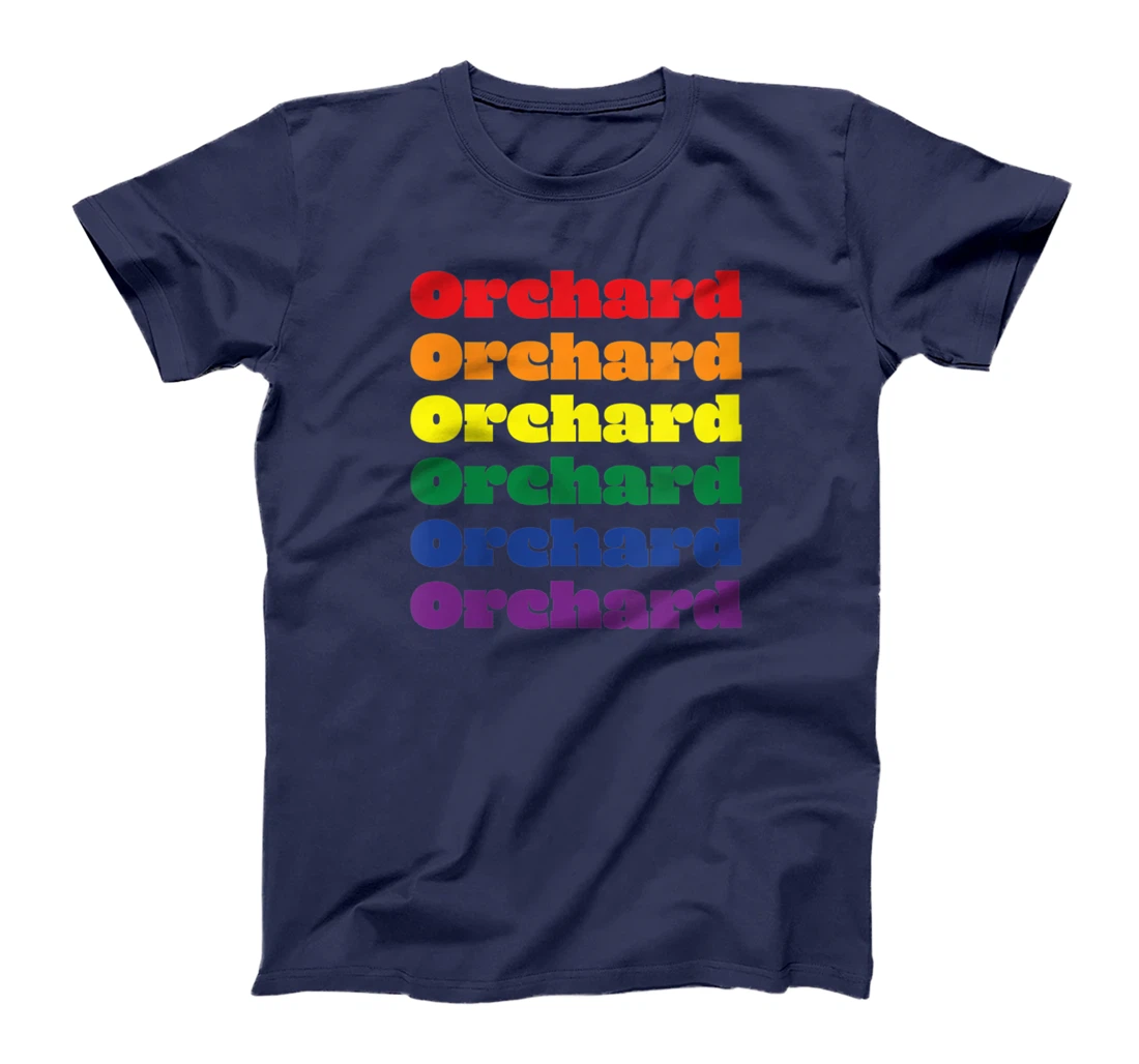Womens Orchard Texas LGBTQ Gay Pride Month Rainbow Solidarity T-Shirt